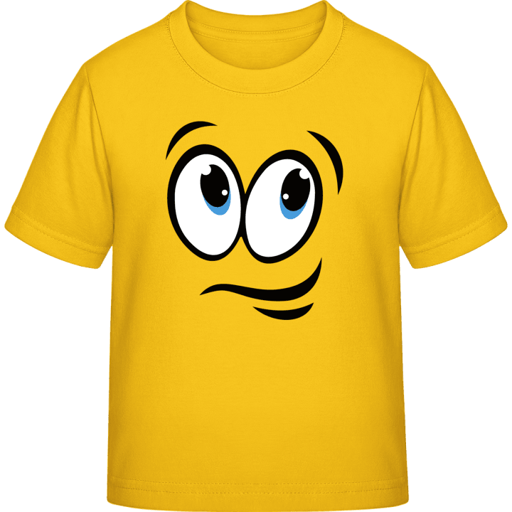 Comic Smiley Face T-shirt för barn contain pic