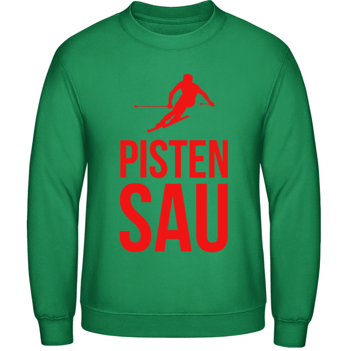 Pistensau Skifahrer Sweatshirt contain pic