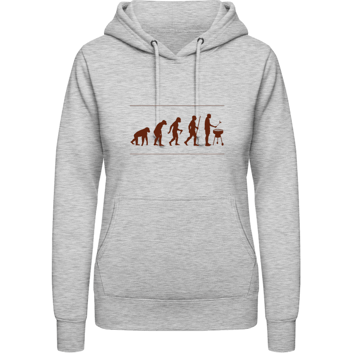 Funny Griller Evolution Vrouwen Hoodie contain pic