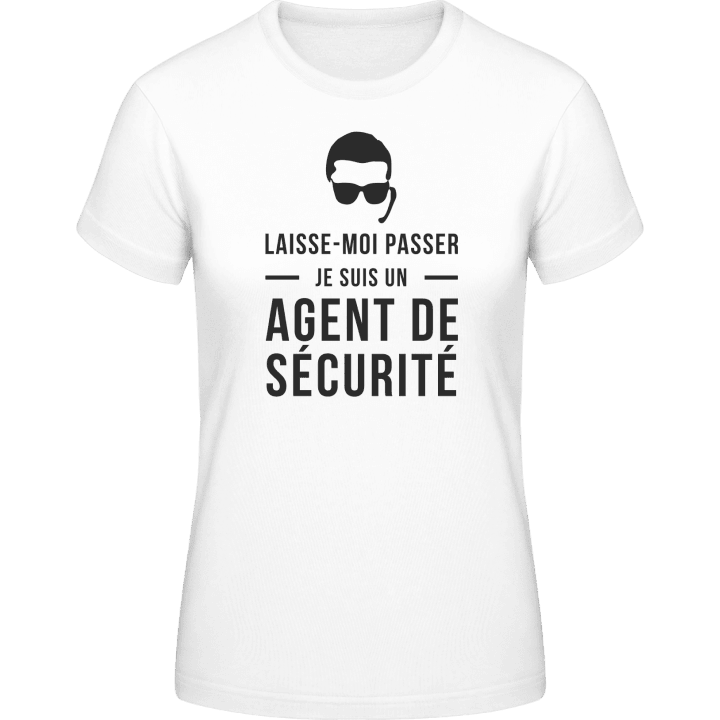 Laisse-moi je suis un agent de sécurité T-shirt til kvinder 0 image