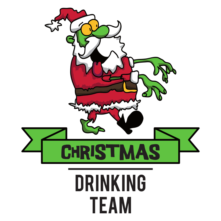 Christmas Drinking Team Delantal de cocina 0 image