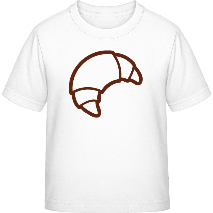 Croissant Outline T-shirt för barn contain pic