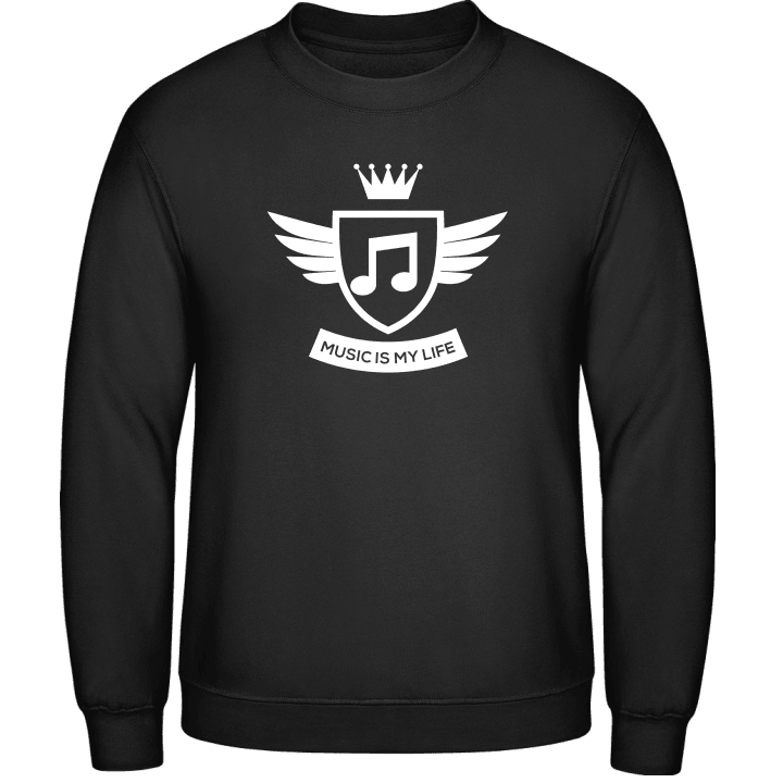 Music Is My Life Angel Wings Sweatshirt 0 image