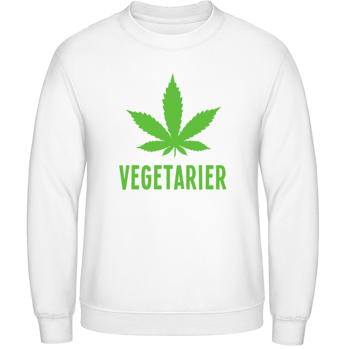 Vegetarier Marihuana Sweatshirt contain pic