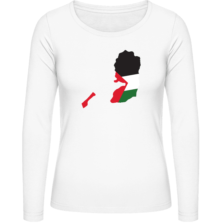 Palestine Map Women long Sleeve Shirt 0 image
