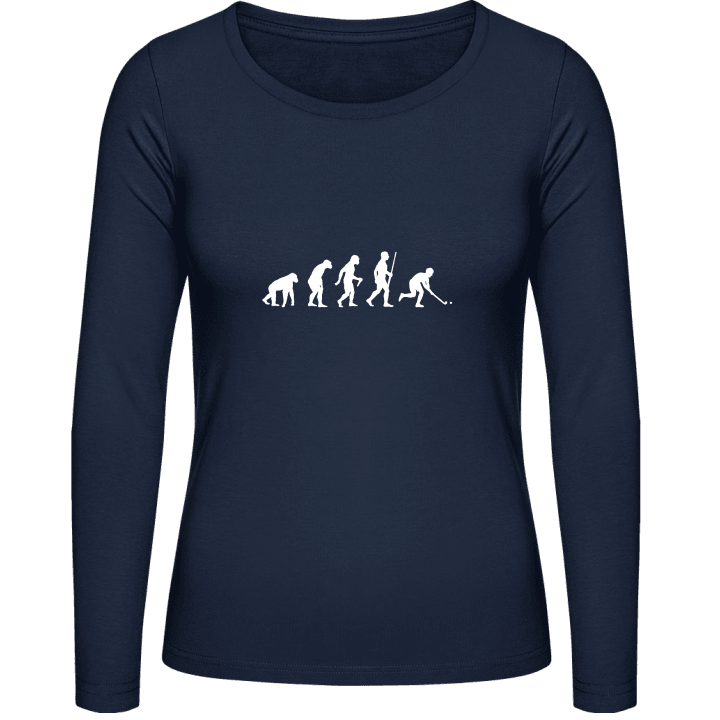 Hockey Evolution Frauen Langarmshirt contain pic