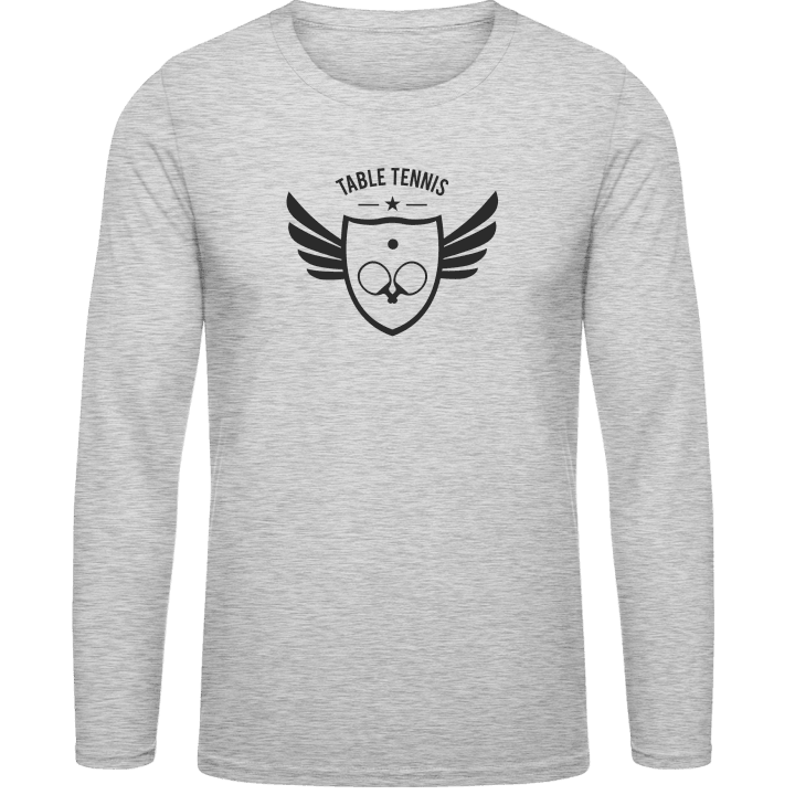 Table Tennis Winged Star Langarmshirt contain pic
