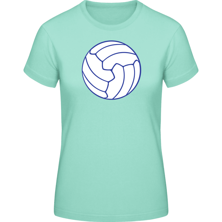 White Volleyball Ball T-shirt för kvinnor contain pic