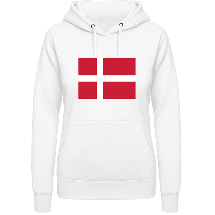 Denmark Flag Classic Felpa con cappuccio da donna contain pic