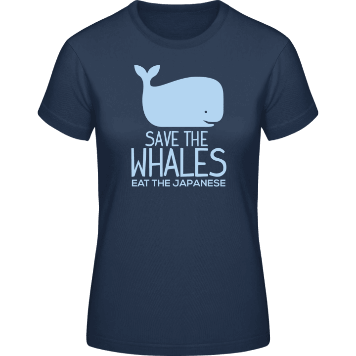 Save The Whales Eat The Japanese T-skjorte for kvinner 0 image