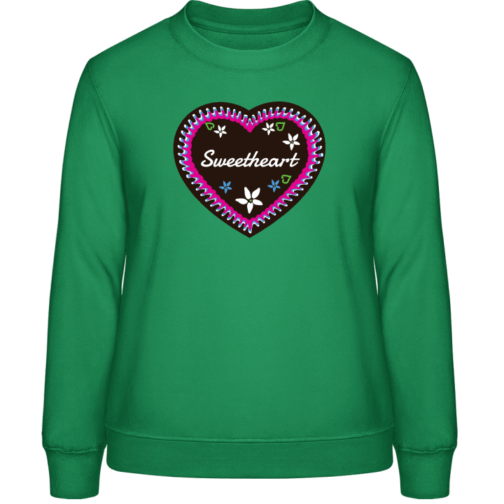 Sweetheart Gingerbread heart Women Sweatshirt contain pic