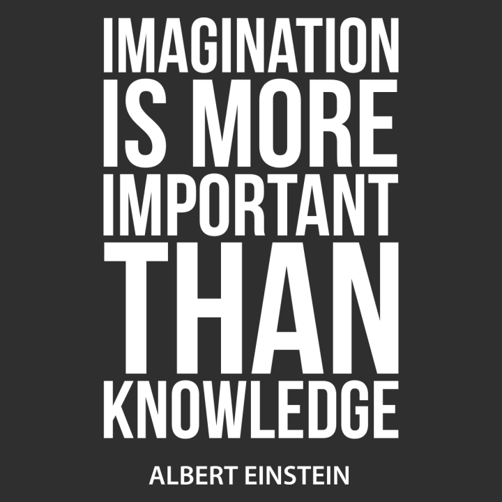 Imagination Is More Important Than Knowledge Felpa donna 0 image
