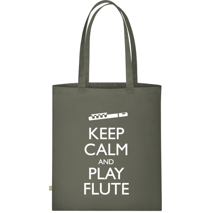 Keep Calm And Play Flute Stoffen tas 0 image