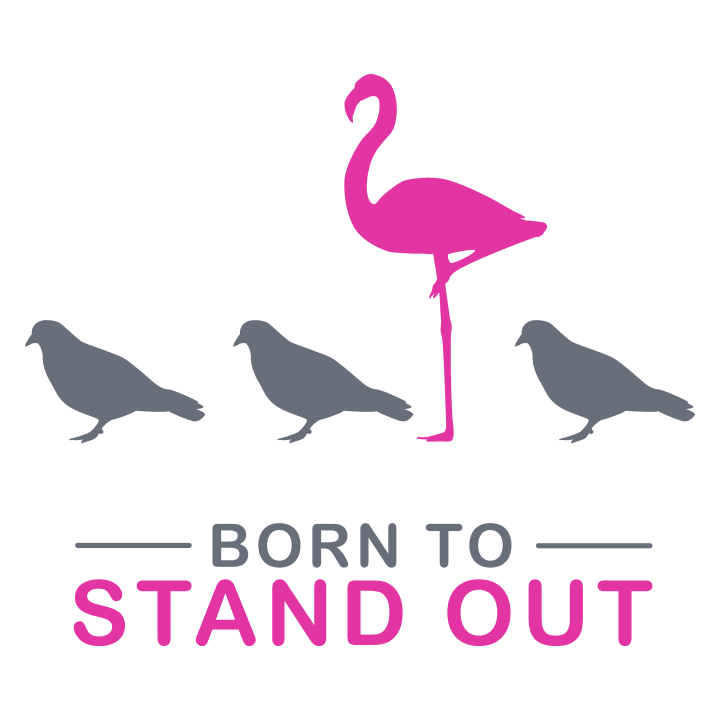 Born To Stand Out Flamingo Kids Hoodie 0 image