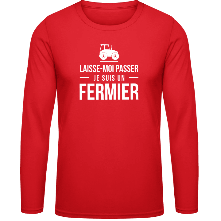 Je suis un fermier Langermet skjorte contain pic
