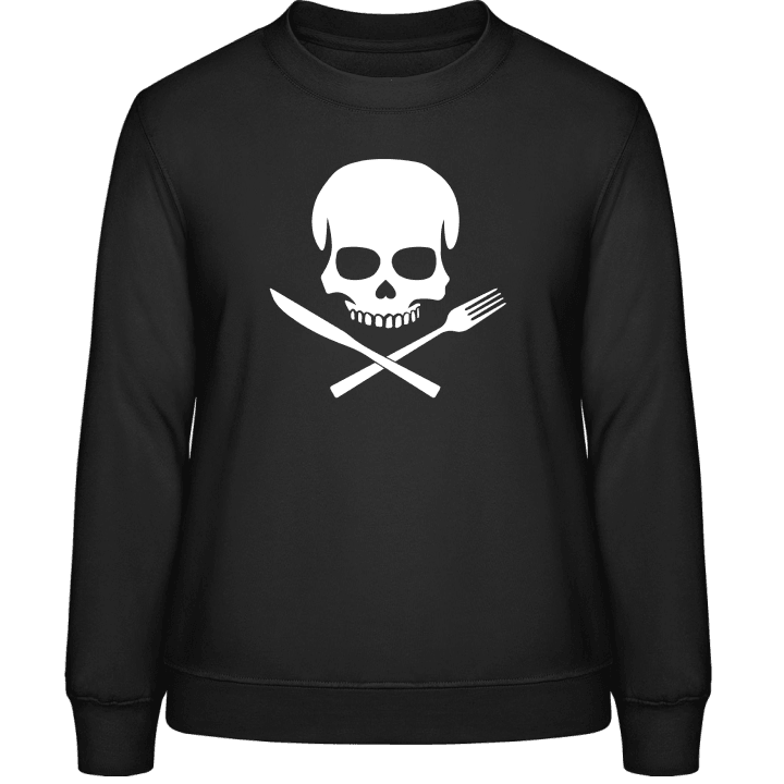 Kitchen Skull Frauen Sweatshirt contain pic