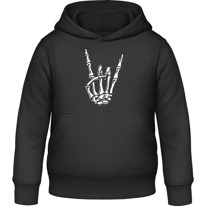 Rock On Skeleton Hand Barn Hoodie contain pic