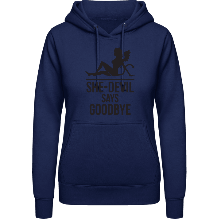 She-Devil Says Goodby Women Hoodie contain pic