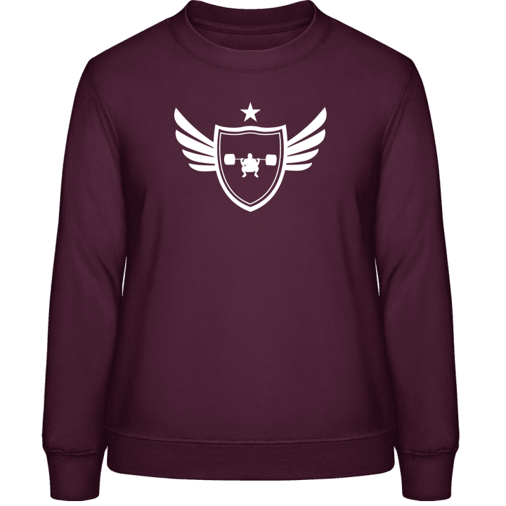 Weightlifting Winged Vrouwen Sweatshirt contain pic
