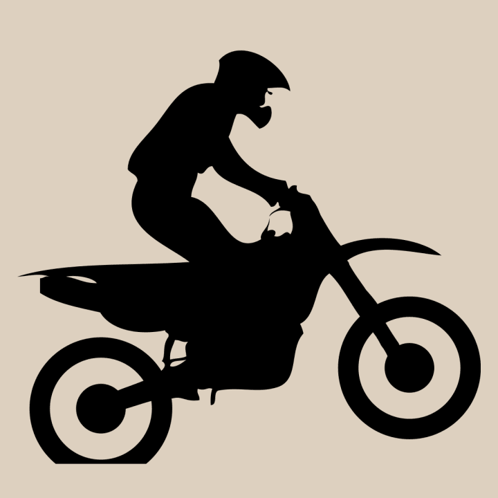 Motocross Driver Silhouette Felpa con cappuccio da donna 0 image