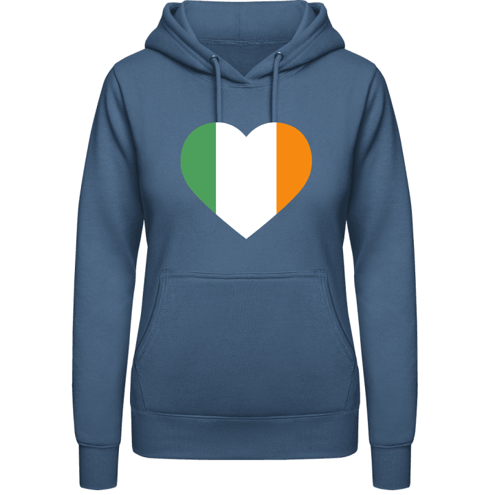 Ireland Heart Felpa con cappuccio da donna contain pic