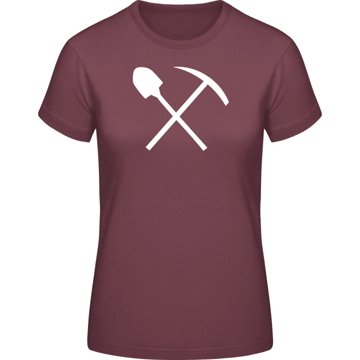 Shoveling Tools Vrouwen T-shirt contain pic