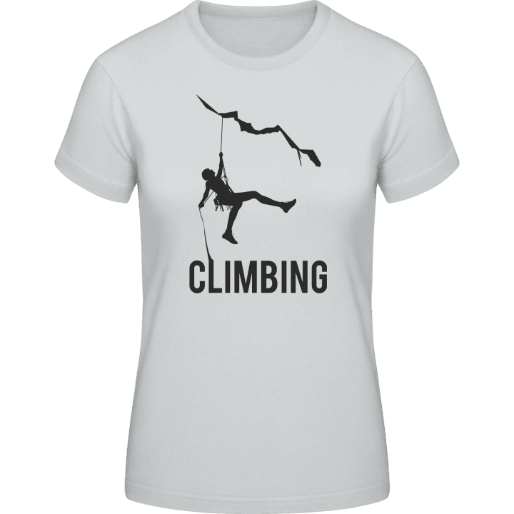 Climbing Frauen T-Shirt contain pic