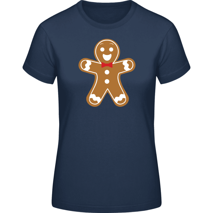 Happy Gingerbread Man T-shirt til kvinder 0 image
