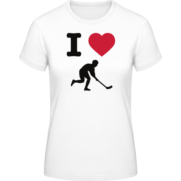 I Love Hockey T-shirt pour femme contain pic