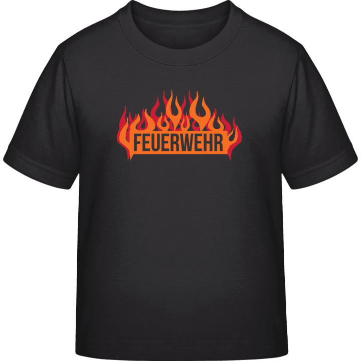 Feuerwehr Flammen T-shirt för barn contain pic