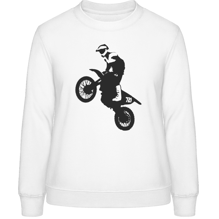 Motocross Illustration Sweatshirt för kvinnor contain pic