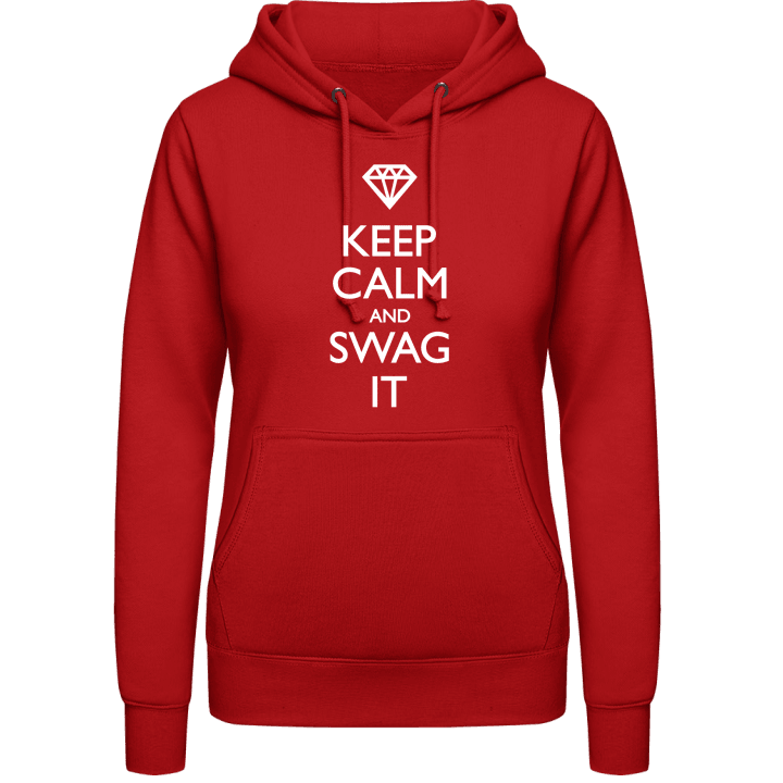 Keep Calm and Swag it Sweat à capuche pour femme 0 image