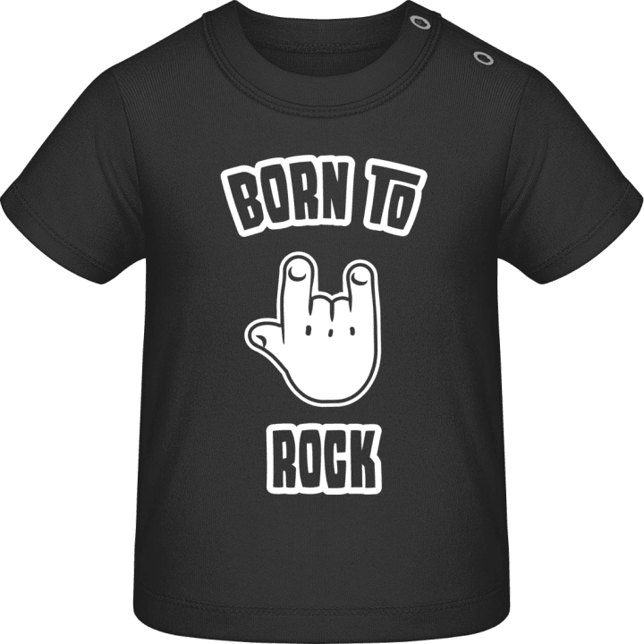 Born to Rock Kids T-shirt för bebisar contain pic
