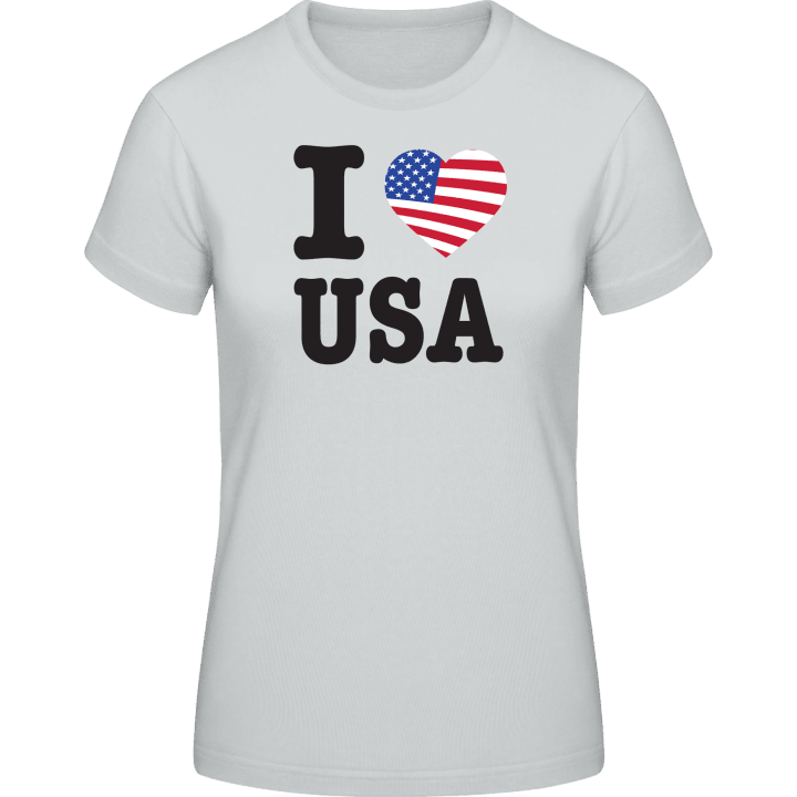 I Love USA T-skjorte for kvinner contain pic