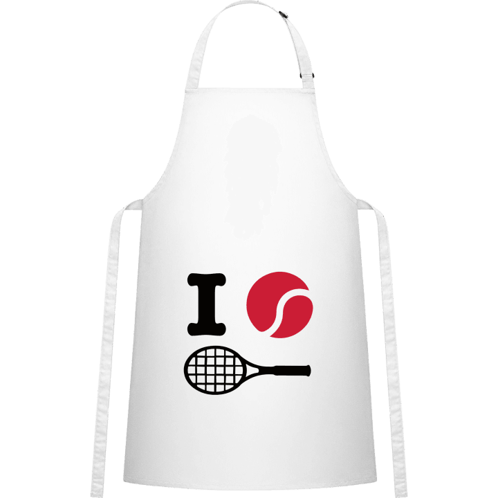 I Heart Tennis Delantal de cocina contain pic