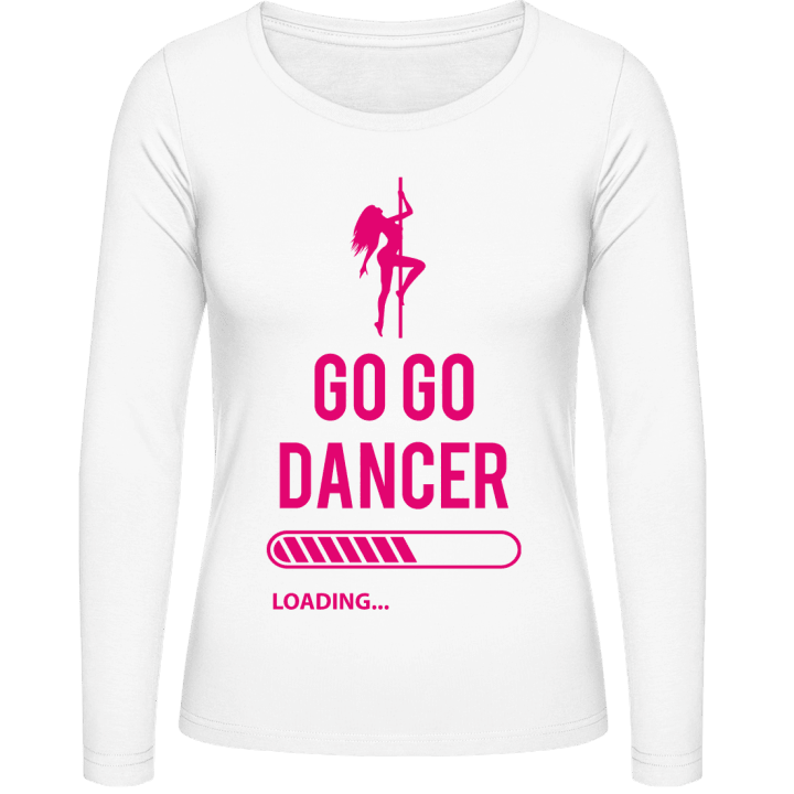 Go Go Dancer Loading Langermet skjorte for kvinner contain pic