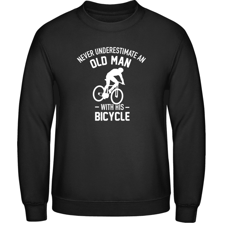 Never Underestimate Old Man With Bicycle Sweatshirt 0 image