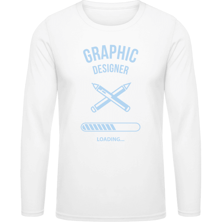 Graphic Designer Loading T-shirt à manches longues contain pic