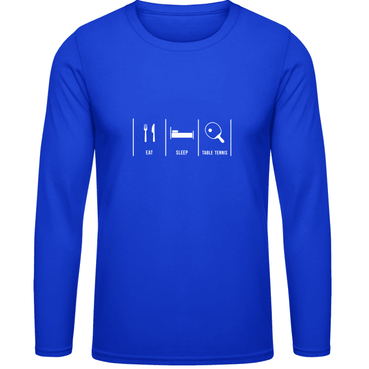Eat Sleep Table Tennis T-shirt à manches longues contain pic