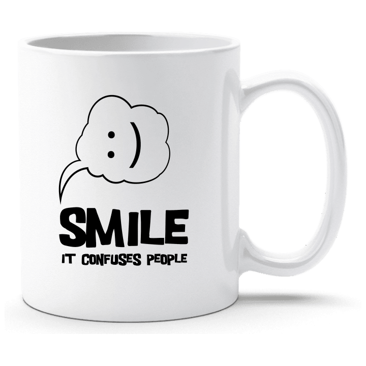 Smile It Confuses People Tasse contain pic
