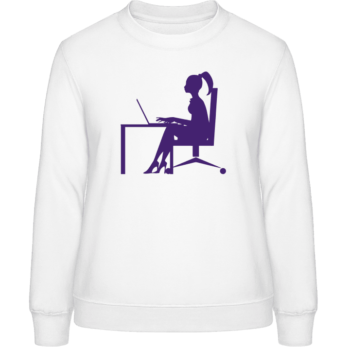 Office Girl Sweatshirt för kvinnor contain pic