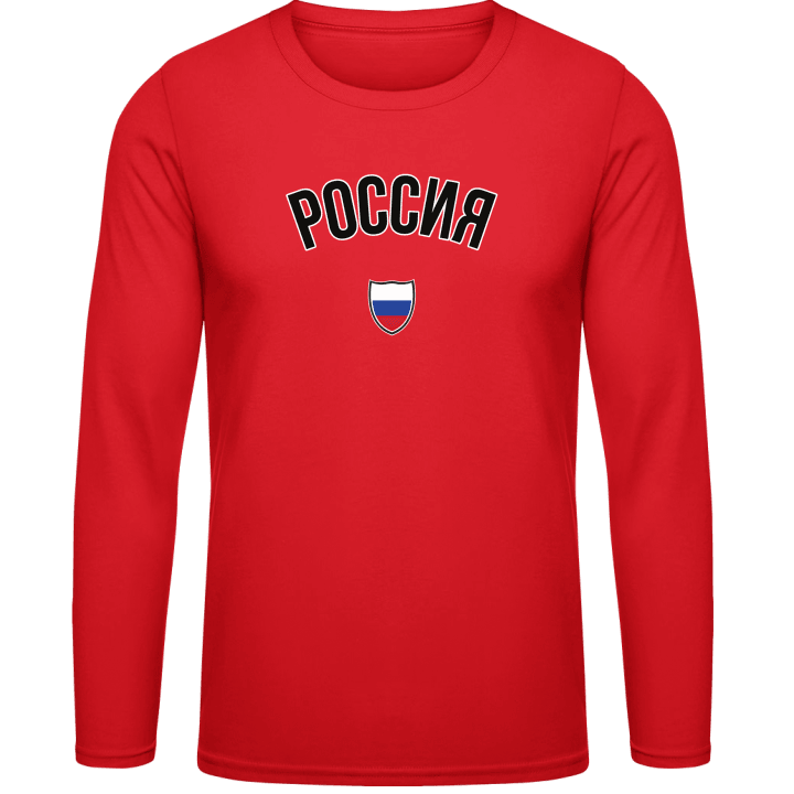 RUSSIA Flag Fan Long Sleeve Shirt 0 image