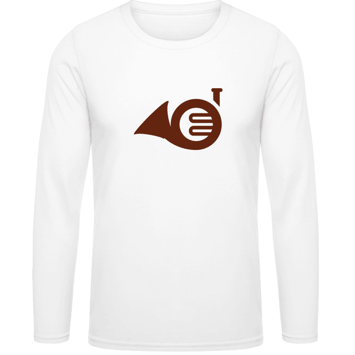 French Horn Icon Långärmad skjorta contain pic
