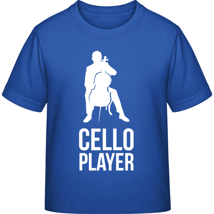 Cello Player Silhouette Camiseta infantil contain pic