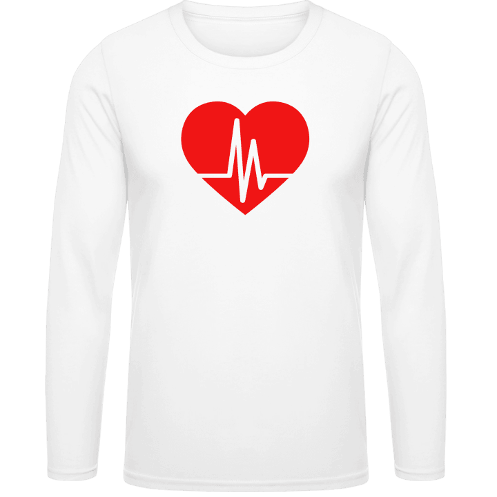 Heart Beat Logo T-shirt à manches longues contain pic