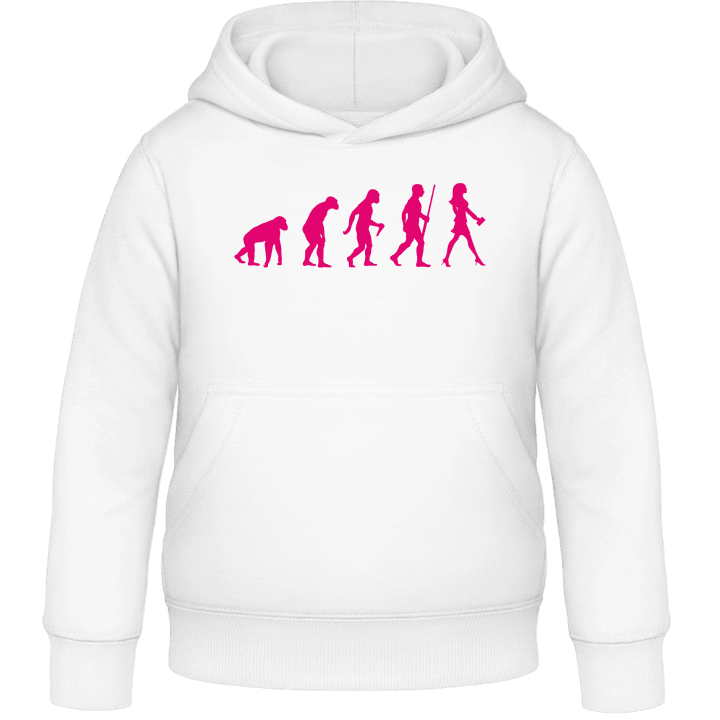 Woman Evolution Kids Hoodie contain pic