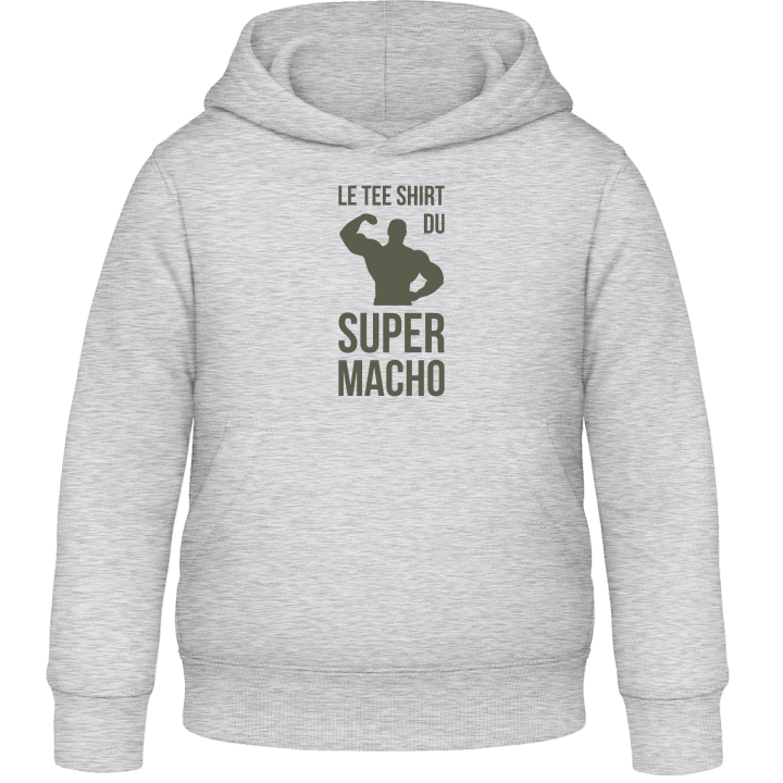 Le tee shirt du super macho Sweat à capuche pour enfants contain pic
