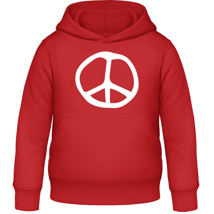 Peace Symbol Illustration Sweat à capuche pour enfants contain pic