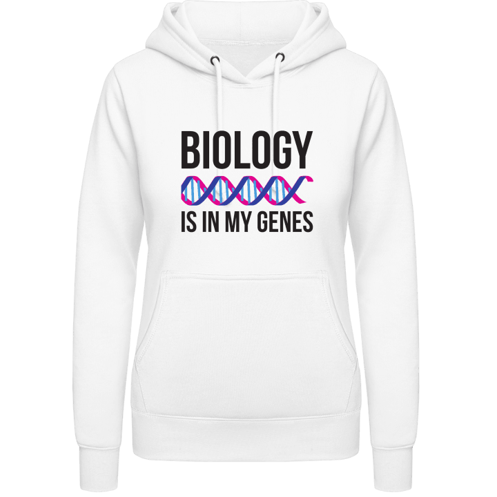 Biology Is In My Genes Felpa con cappuccio da donna contain pic