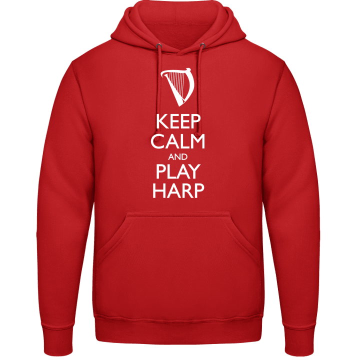 Keep Calm And Play Harp Sweat à capuche contain pic